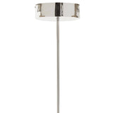 Sleek Chrome Rectangular Pendant Light