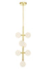 Glowing Glass Globe Pendant Light
