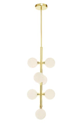 Glowing Glass Globe Pendant Light