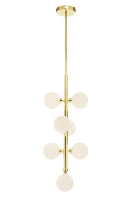 Glowing Glass Globe Pendant Light