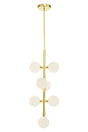 Glowing Glass Globe Pendant Light