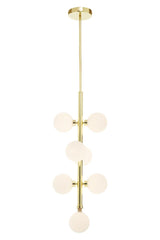 Glowing Glass Globe Pendant Light