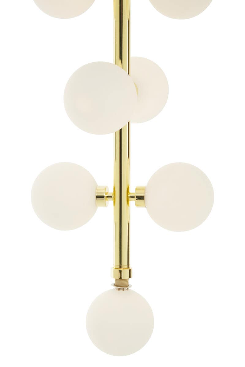 Glowing Glass Globe Pendant Light