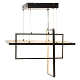 Geometric Rectangular Pendant Light