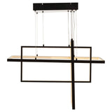 Geometric Rectangular Pendant Light