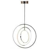 Modern Chrome Ring Pendant
