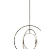 Modern Chrome Ring Pendant