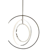Modern Chrome Ring Pendant