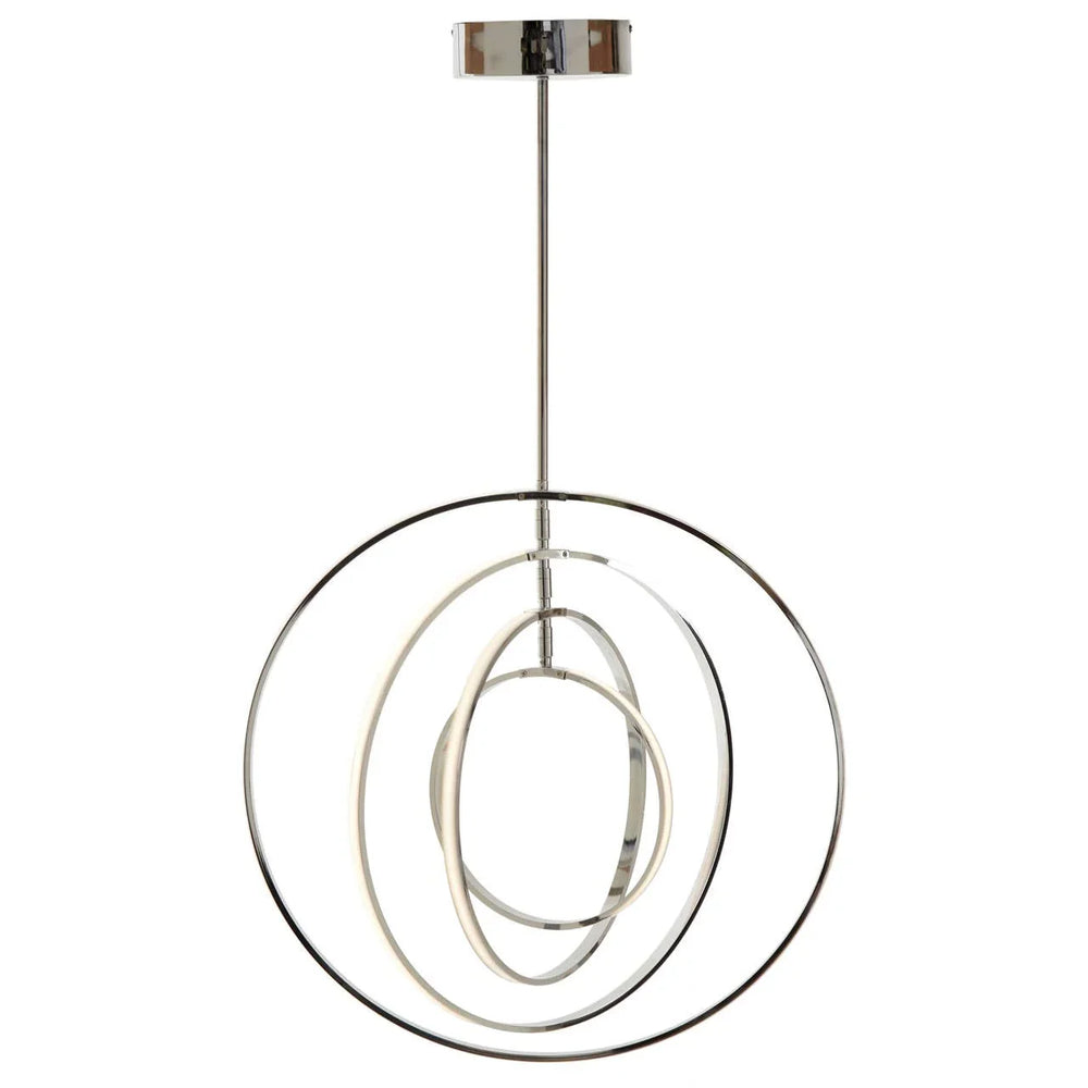 Chrome Ring Pendant Light