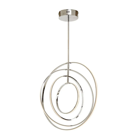 Chrome Ring Pendant Light