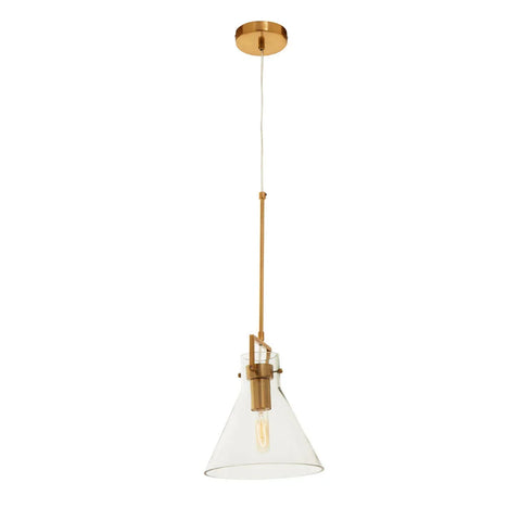 Bronze Glass Pendant Light