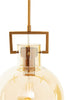 Bronze Glass Pendant Light