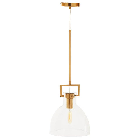 Bronze Glass Pendant Light