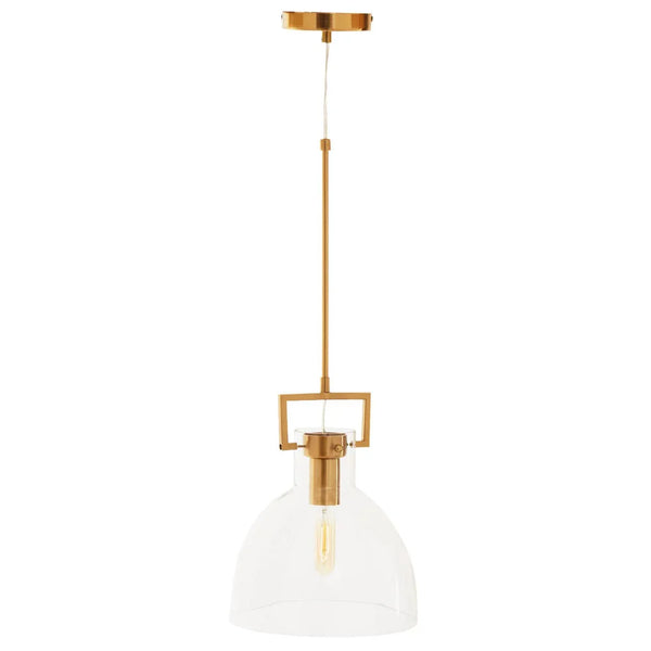 Bronze Glass Pendant Light