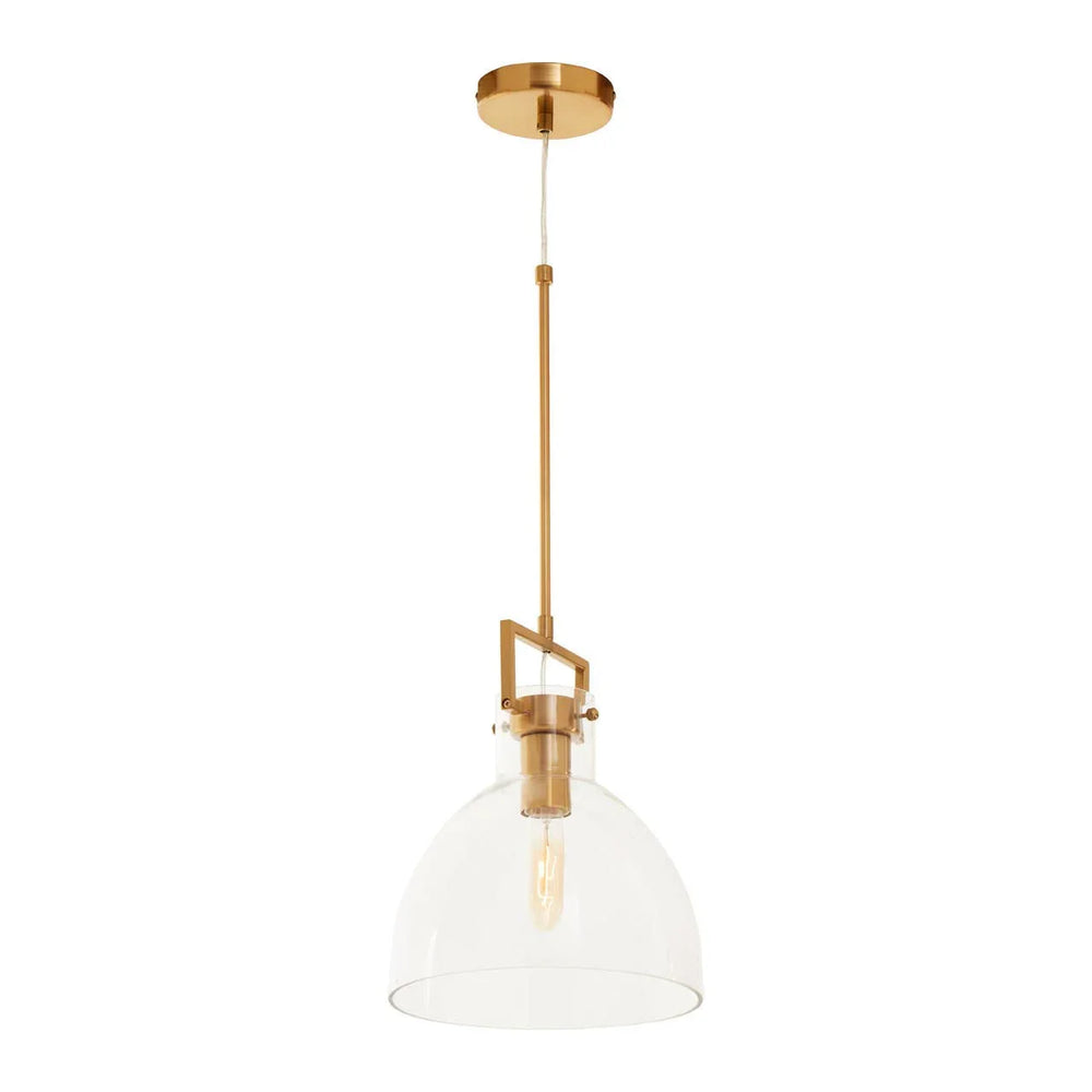 Bronze Glass Pendant Light