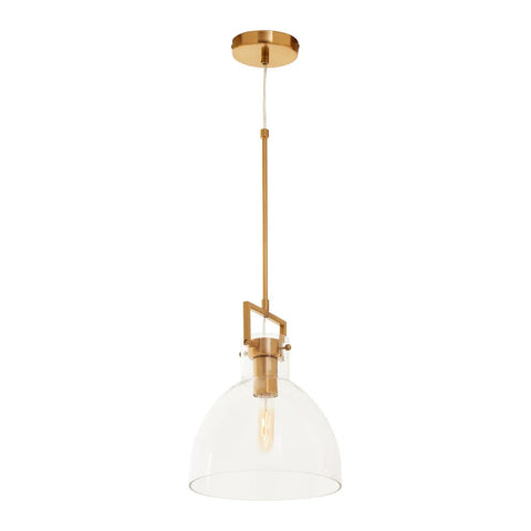Bronze Glass Pendant Light