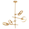 Angular Bronze Pendant Light