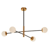 Modern Black & Gold Pendant
