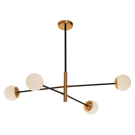 Modern Black & Gold Pendant