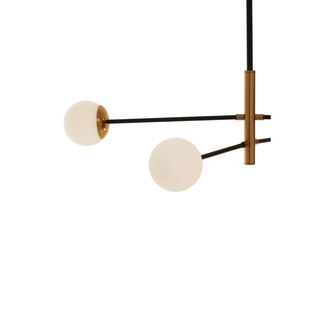 Modern Black & Gold Pendant