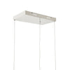 Modern Chrome Square Pendant