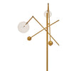 Luxe Glass & Brass Floor