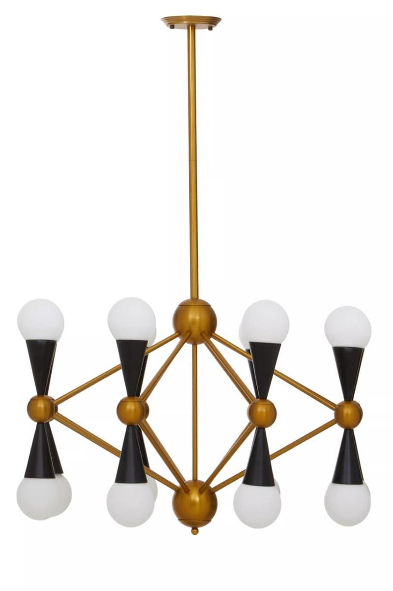 Eclipse Brass Orb Pendant Light