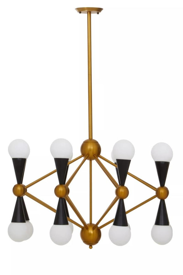 Eclipse Brass Orb Pendant Light