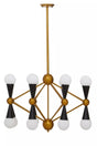 Eclipse Brass Orb Pendant Light