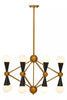 Eclipse Brass Orb Pendant Light