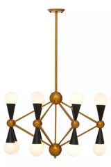Eclipse Brass Orb Pendant Light