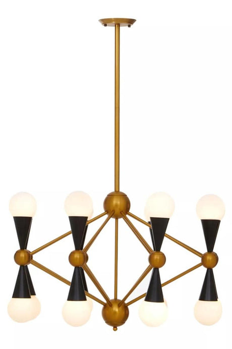 Eclipse Brass Orb Pendant Light