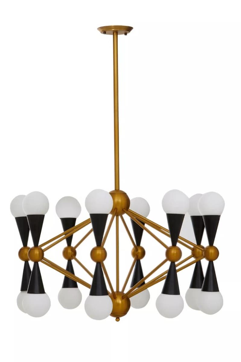 Eclipse Brass Orb Pendant Light