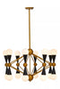 Eclipse Brass Orb Pendant Light