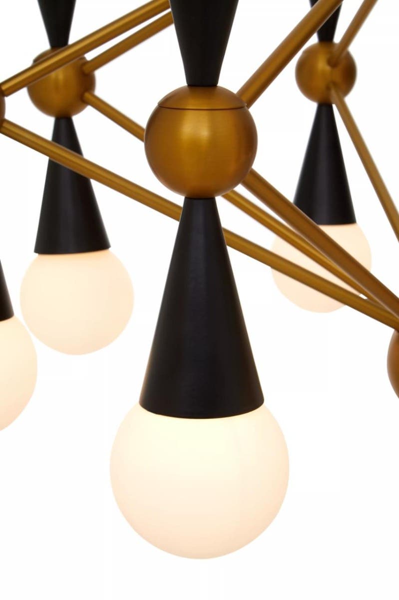Eclipse Brass Orb Pendant Light