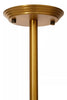 Eclipse Brass Orb Pendant Light