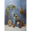 Organic Wood Bead Chandelier