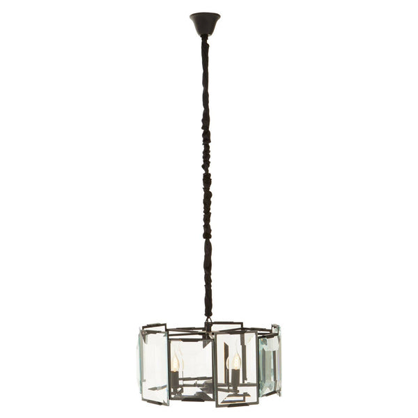 Eclipse Glass Cylinder Chandelier