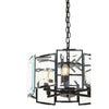Midnight Glass Cylinder Chandelier