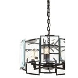 Midnight Glass Cylinder Chandelier