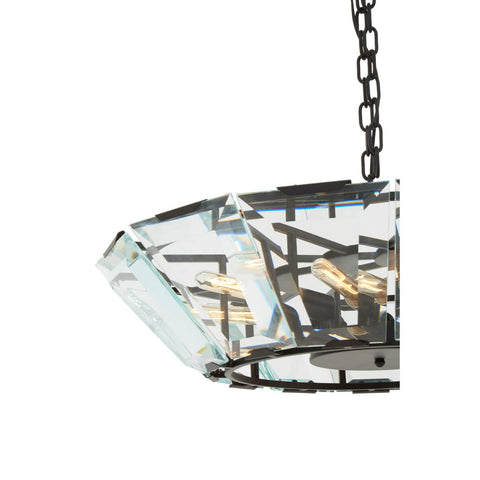 Geometric Glass Chandelier Light