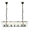 Glass Jar Chandelier Pendant Light