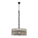 Elegant Crystal Drum Chandelier
