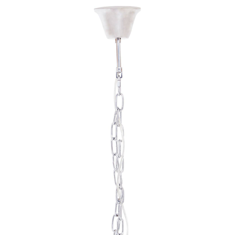 Crystal Chrome Glam Chandelier