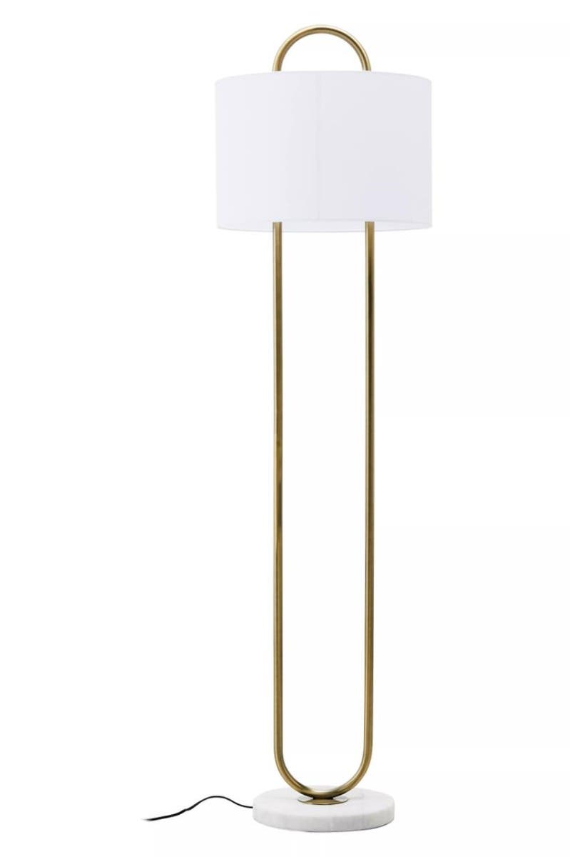 Luxe Gold & White Floor