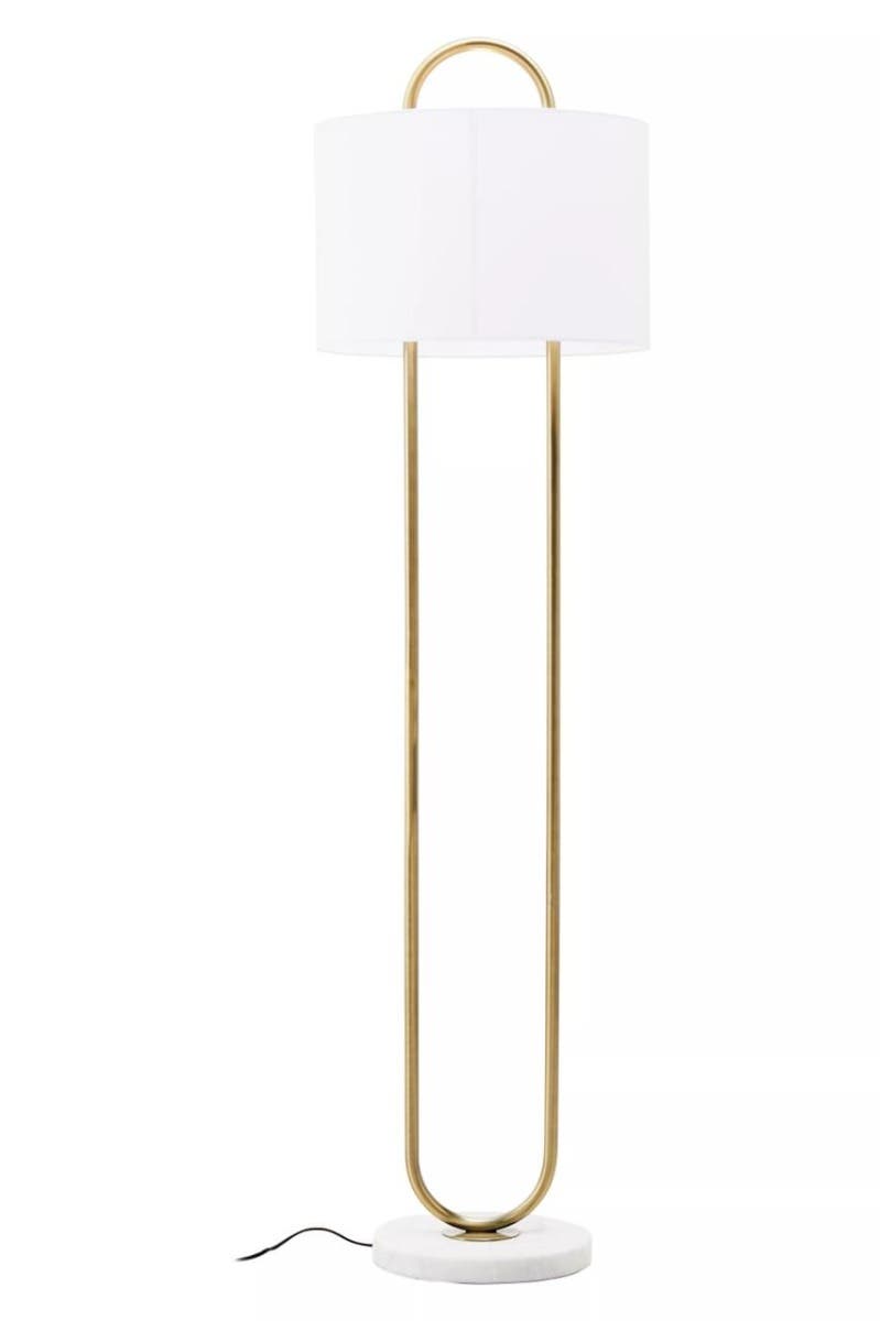 Luxe Gold & White Floor