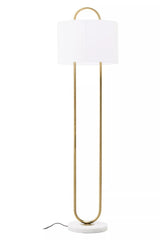 Luxe Gold & White Floor