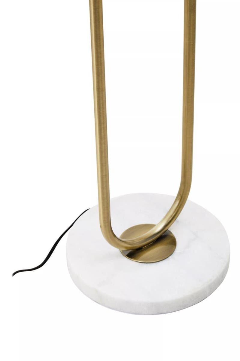 Luxe Gold & White Floor