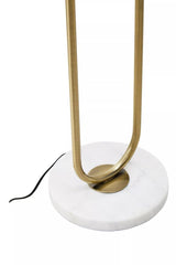 Luxe Gold & White Floor