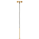 Luxe Brass Sphere Pendant Light